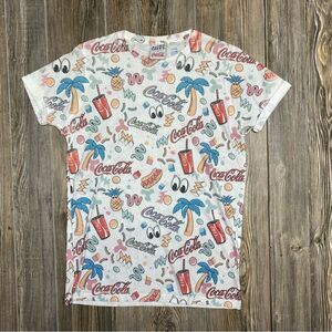 Retro Fred’s X Coca Cola T Shirt  Size Small Super Soft 28x29
